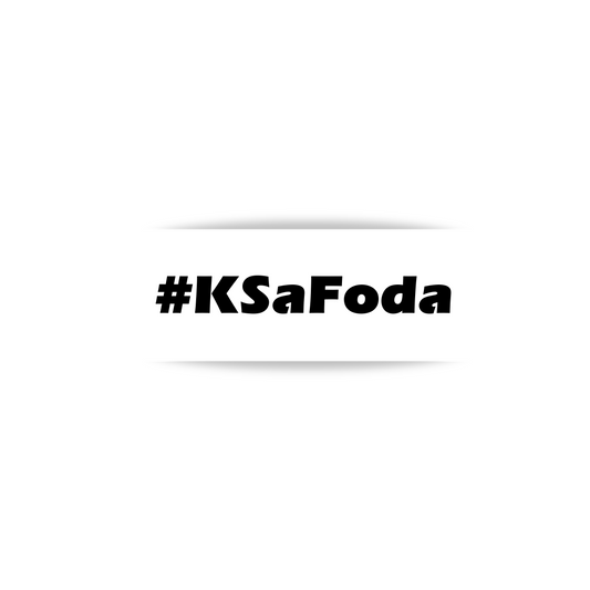 🎁 Sticker #KSaFoda Noir (100% off)