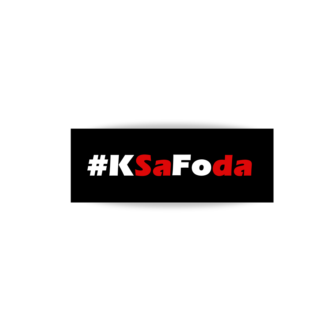 🎁 Sticker #KSaFoda Blanc & Rouge (100% off)