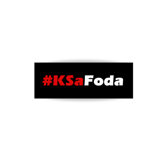 🎁 Sticker #KSaFoda Rouge & Blanc (100% off)
