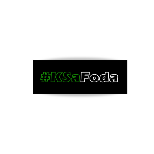 🎁 Sticker #KSaFoda Vert & Blanc Creusé (100% off)